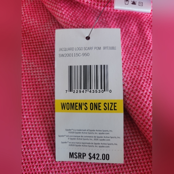 Spyder Winter Scarf - Picture 4 of 4